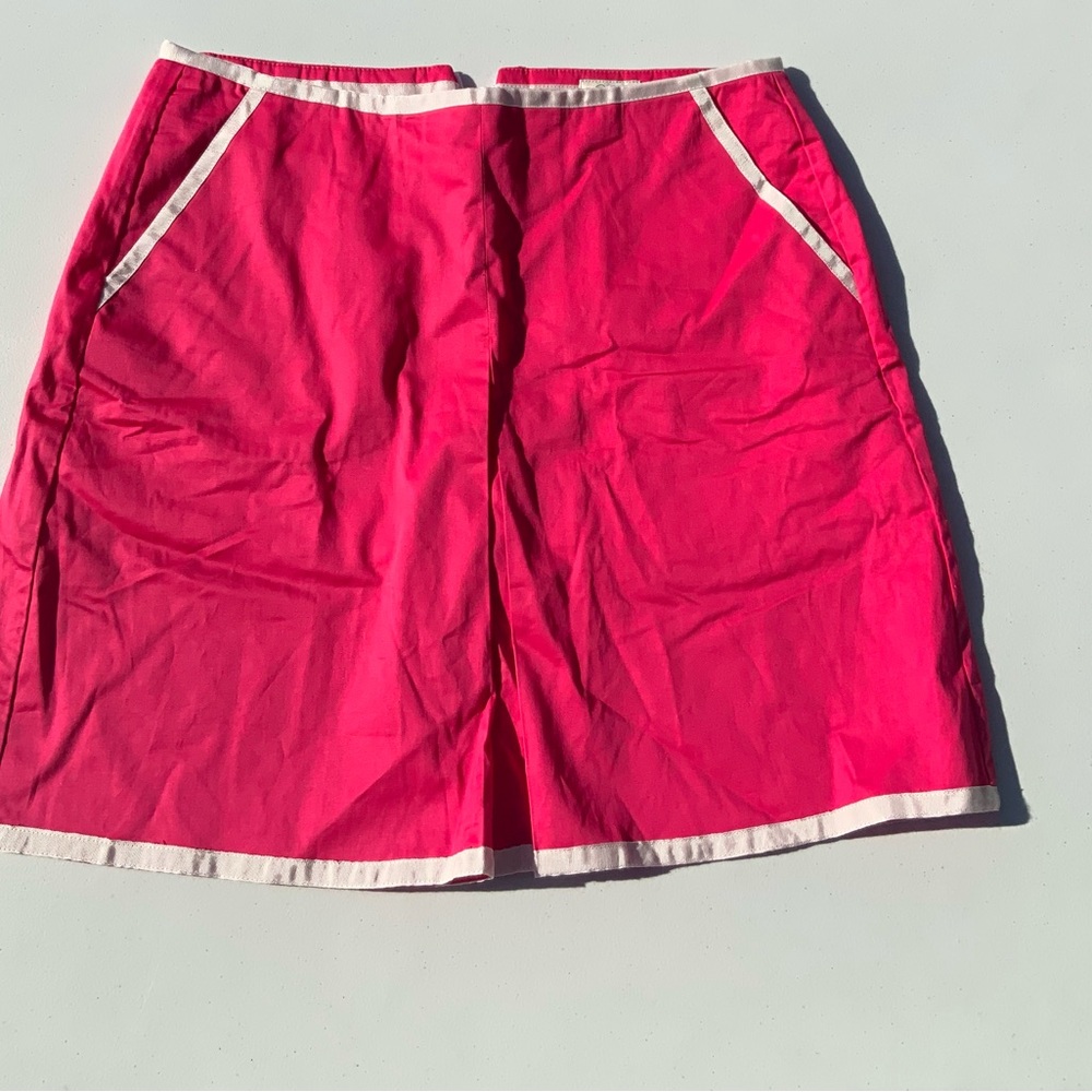 Bobby Jones Vibrant Pink Skort with White Accents